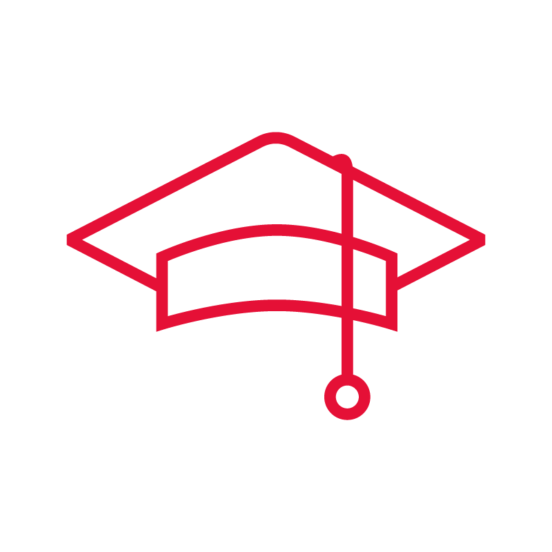 icon bildung hut